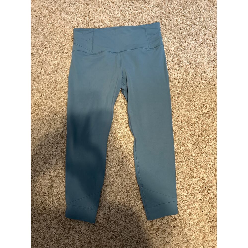 Athleta Elation Pirouette 7/8 Tight in Large Petite - Skylark Blue